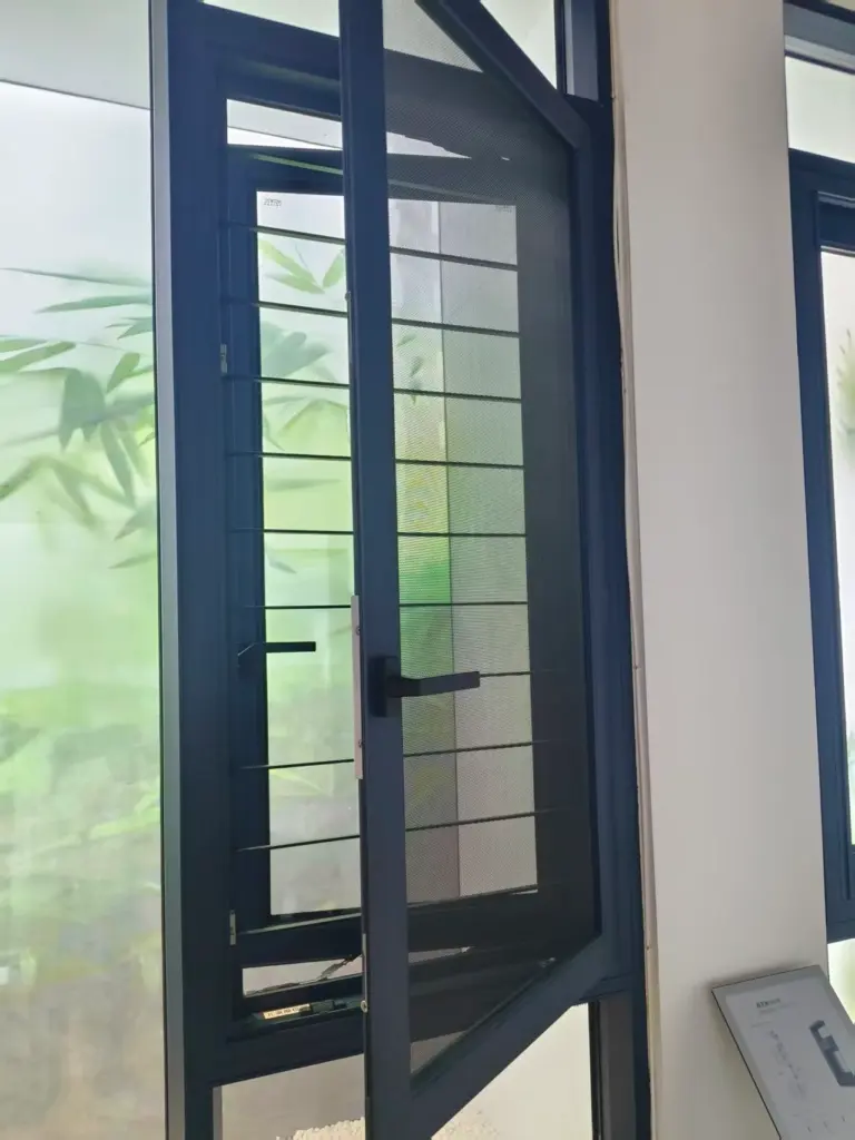 Energy-efficient aluminum window with Low-E glass and Argon insulation for hotel projects