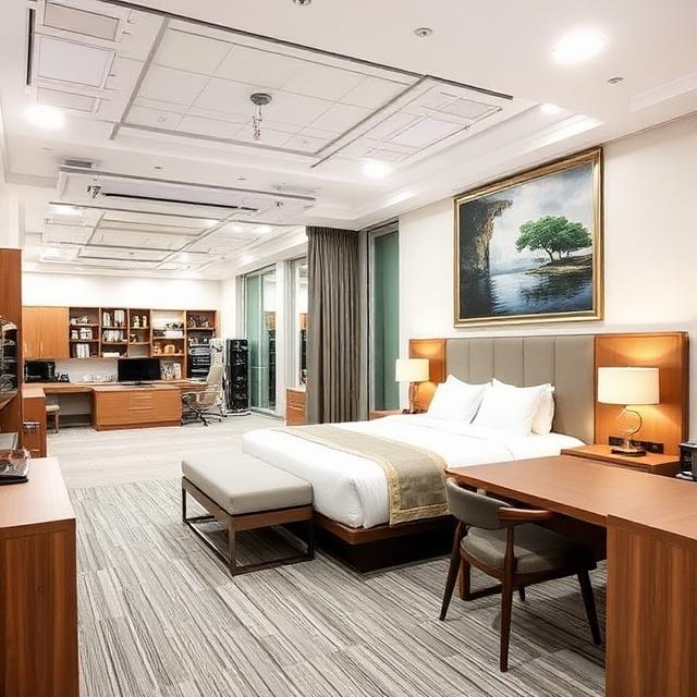 Commercial grade hotel furniture materials showing kiln-dried hardwood frames, high-density foam, and premium upholstery used in custom manufacturing