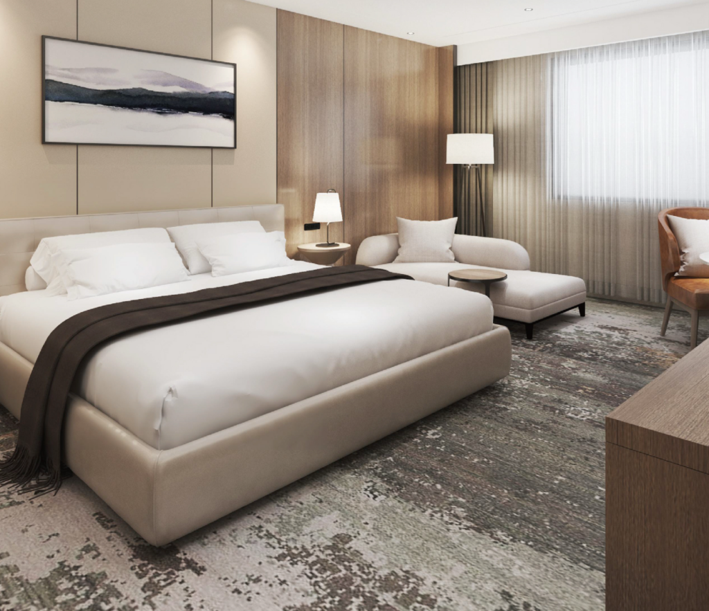 Hotel project procurement from China covering furniture, aluminum doors, windows and commercial kitchen equipment